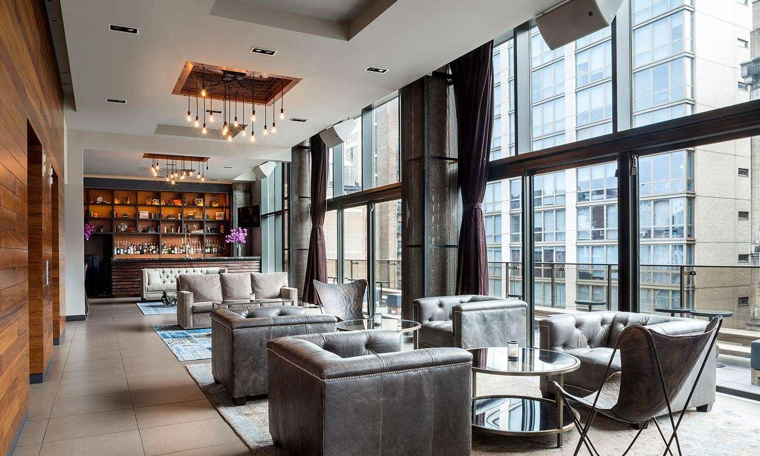 Royalton Park Avenue Hotel Nova Iorque Exterior foto The 12th floor lounge at the InterContinental