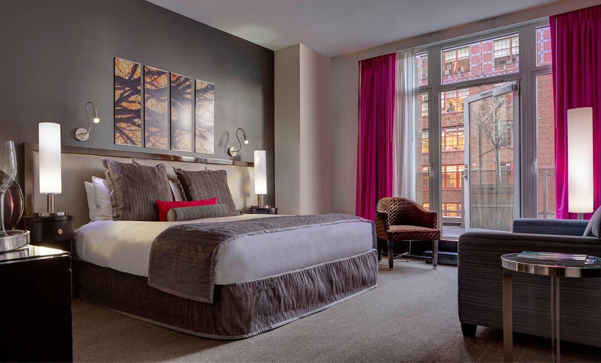 Royalton Park Avenue Hotel Nova Iorque Exterior foto A bedroom at the Hotel Commonwealth